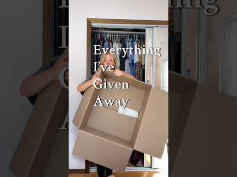 Everything I’ve given away from my house! #treasurehouse