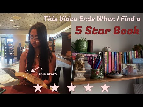 this video ends when i find a 5 star book ⭐️