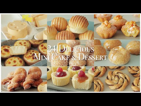 Can’t Decide? Try These Mini Desserts!💛 Delicious 24 Mini Cake & Dessert Recipe | Baking Video