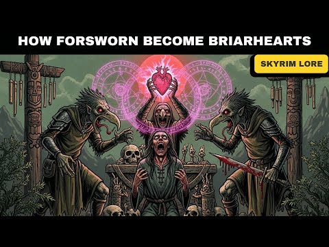 How Forsworn Become Briarhearts: Red Eagle's Curse | Skyrim Lore