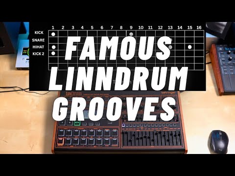Famous LinnDrum Grooves Recreated on the Behringer LM Drum