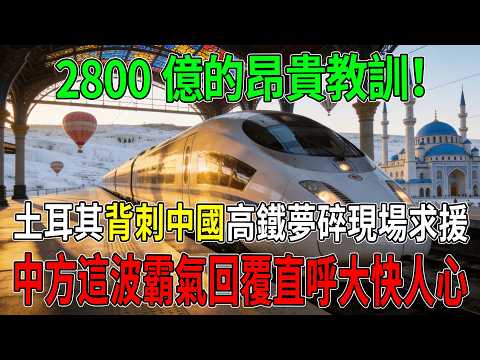 嘲笑中國技術不行?土耳其自修高鐵10年慘變「軌道泥潭」!遭歐洲狠宰後終於清醒,帶著2800億合約低頭認錯,看「基建狂魔」如何優雅教做人!#中國基建#高鐵#土耳其#超級工程#打臉現場#雅萬高鐵#復興號