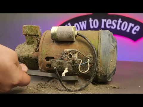 Restoration Electric Water Pump |  i restore the water pump to make a carpet washing machine