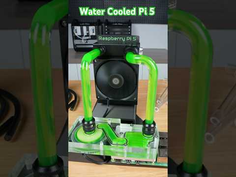 Custom CNC Waterblock for Raspberry Pi 5 #techtok #watercooled #raspberrypi