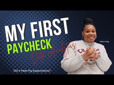 How Much Was My First Data Analytics Paycheck as a Beginner| Salary Breakdown | My Expectations