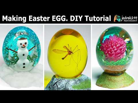 5 Great Epoxy Resin Egg Ideas / Resin Art Tutorial