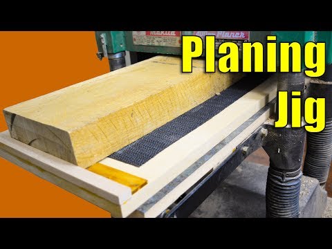 Planing Jig - How to Use Your Planer to Joint Wood | Woodworking Jig
