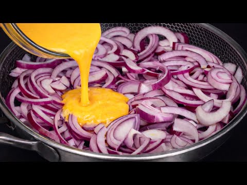 Onions with eggs taste better than meat – this ingenious recipe surprises everyone!