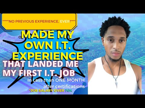 I had no IT Experience. I Made My Own. Received Job Offers. All Within 5 Weeks