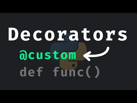 How To Make A Simple Function Decorator (Python Recipes)