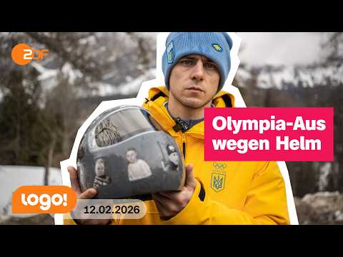 Warum diese Fotos auf dem Helm verboten sind | logo!-Nachrichten vom 12.02.26