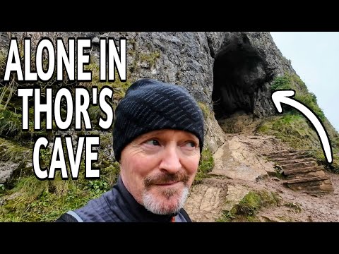 Exploring Thor's Cave ALONE In The Dark!
