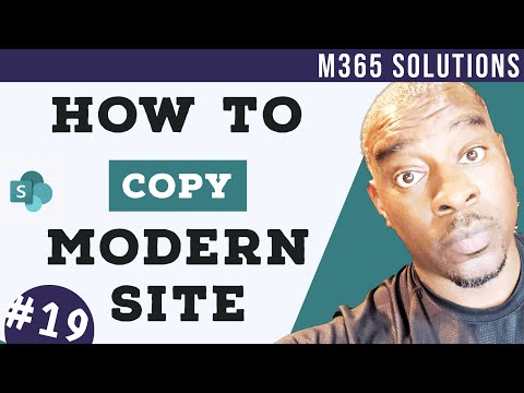 Copying a Modern SharePoint site 'like for like' using PowerShell | E019