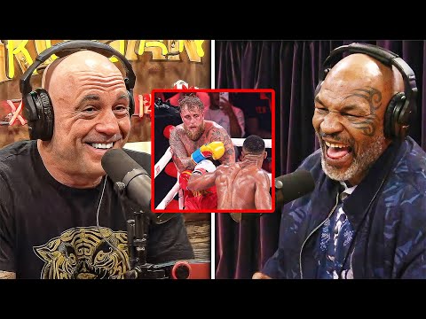 Joe Rogan & Mike Tyson LAUGH at Jake Paul After Anthony Joshua Breaks His Jaw!