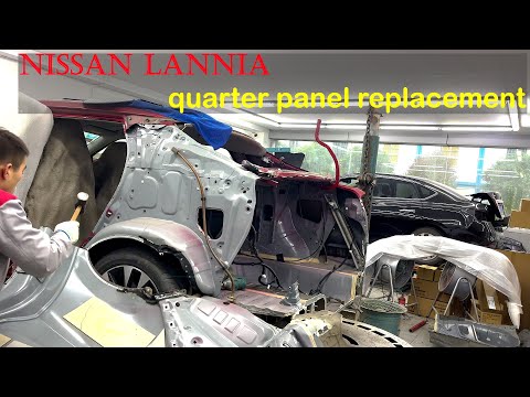 Nissan LANNIA rear side accident repair