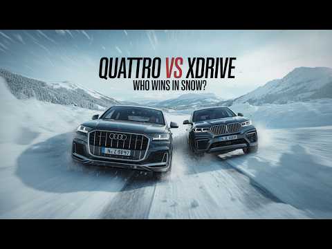 Audi Quattro vs BMW xDrive on Snow – Quattro vs xDrive #audi #bmw #quattro #xdrive #snow