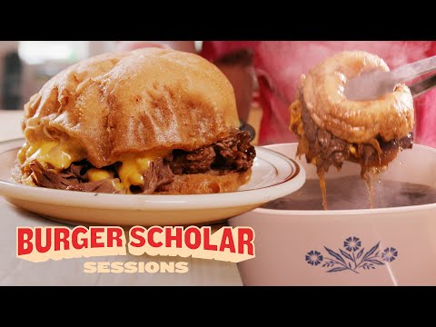 How to Cook a Double-Dipped Roast Beef Burger with George Motz | Burger Scholar Sessions