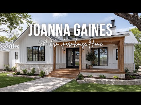Modern Farmhouse Home Inspired by Joanna Gaines with Timeless American Country Elegance