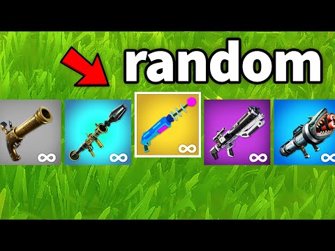 Fortnite but EVERYTHING GIVES YOU RANDOM ITEMS!