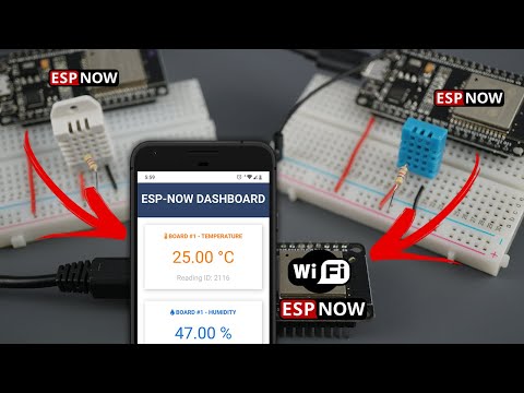 ESP32: ESP-NOW Web Server Sensor Dashboard (ESP-NOW + Wi-Fi)