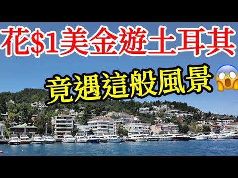 只花了$1美金，卻遇見我心目中伊斯坦堡最美的风景【2025年土耳其旅遊】伊斯坦堡自由行・伊斯坦布尔旅游・土耳其旅遊攻略・伊斯坦堡旅行攻略・土耳其美食甜品景點推薦・渡輪旅遊・旋轉舞・博斯普魯斯海峽遊船