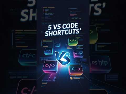 5 Amazing VS Code Shortcuts You Should Know! 🔥#coding #vscode #shorts