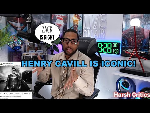 ZACK SNYDER POST ICONIC picture of  HENRY CAVILL SUPERMAN