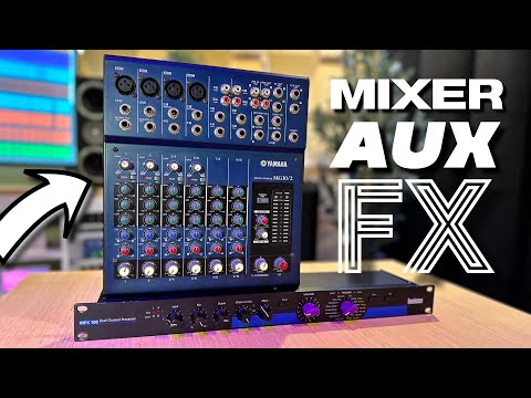 How To: Connect an External FX Unit to AUX SEND on Mixer (with audio examples)