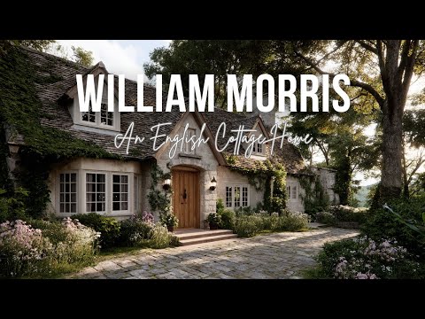An English Cottage Home Reimagined Through William Morris Patterns and Timeless Craft Ideals
