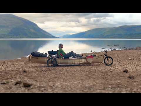 I Cycled 130km Across Scotland In a Canoe