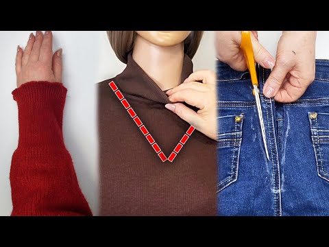 ⭐33 Simple Clothing Repair HACKS to Save You Money!