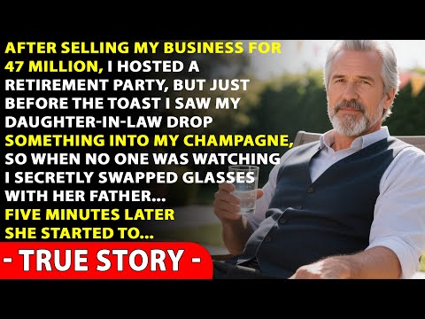 At My Retirement Party, My Daughter-in-Law Spiked My Drink — I Switched Glasses... True Story