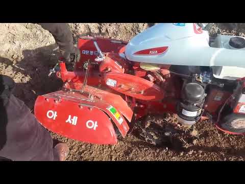 구굴기 작업하다 옆으로 넘어져 시동이 안꺼질 때 대처요령 / 안넘어지는 작업방법