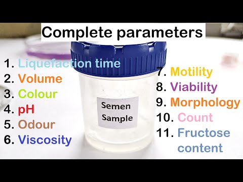 Semen Analysis Test Lab | Complete Video
