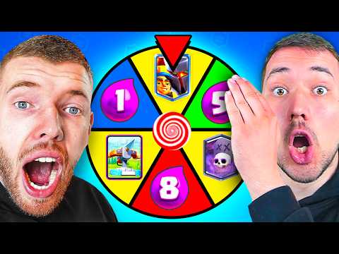 GLÜCKSRAD bestimmt KARTEN in Clash Royale!