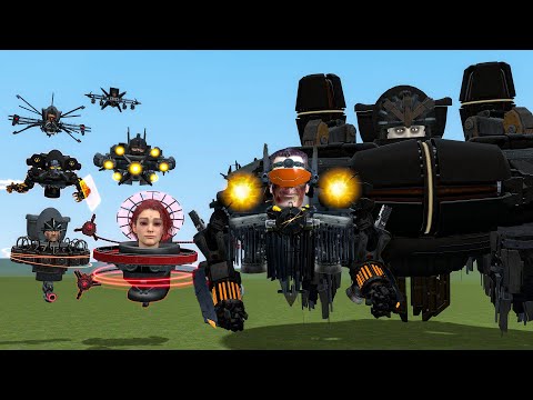 SIZE COMPARISON ALL ASTRO SKIBIDI TOILETS In Garry's Mod!