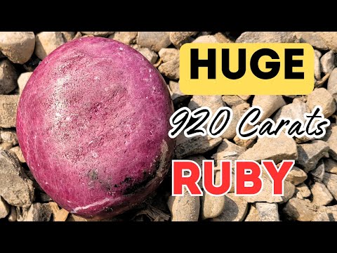 UNBELIEVABLE 😱| CUTTING |HUGE | 920 CARAT | RUBY STUNNING TRANSFORMATION  REVEAL 😱