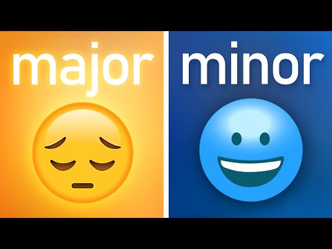 Major isn't happy, Minor isn't sad