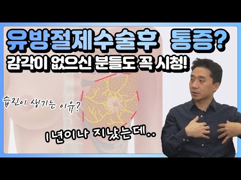 유방암 수술을 하면 왜 유방 감각이 없어질까? | 유방채널 No.1 우리동네 유방이야기, 우유티비