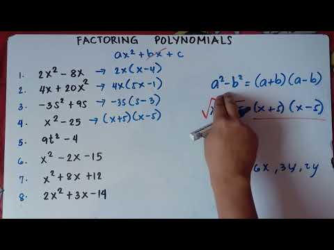 Factoring Polynomials | The Easy Way | Explain in Detailed |