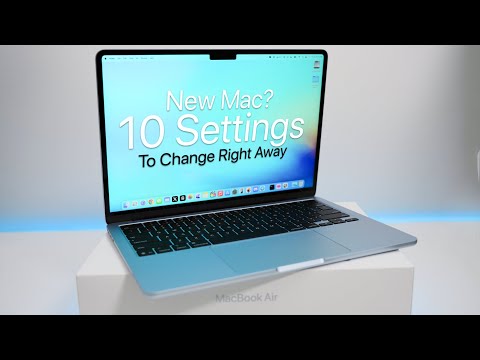 New Mac?  10 Settings To Change Right Away (First Steps)