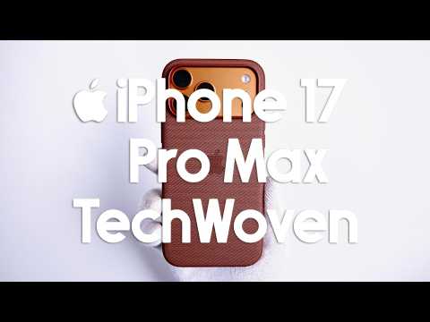 Apple iPhone 17 Pro Max TechWoven Case - Sienna Color Unboxing & First Look!