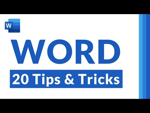 Top 20 Microsoft Word Tips and Tricks