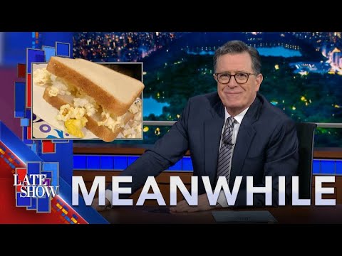 Meanwhile... Record-Setting Trash Can | RIP Robot | Popcorn Sandwich | Meet Your "Choppelganger"