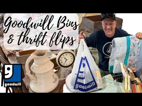 Goodwill Bins Thrift With Me Home Decor - Thrifted Finds Makeover - Reselling for Profit