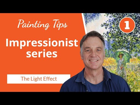 Impressionist Painting Techniques: Creating a Light Effect (Part 1 of 5)