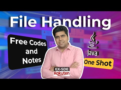 🔥 Complete Java File Handling In Just One Video : Full Simple Tutorial