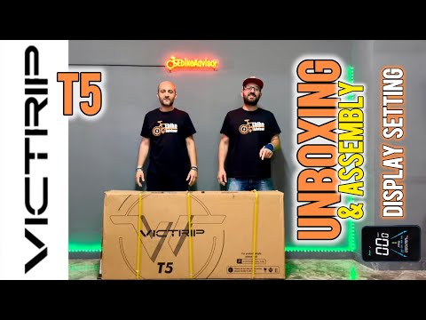 La MIGLIOR BICI PIEGHEVOLE sotto i 1000€ - VICTRIP T5 - UNBOXING & DISPLAY SETTING @victripebike 