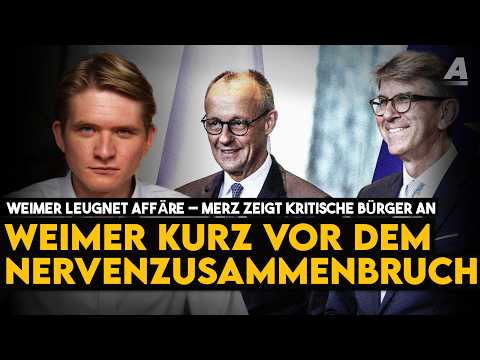 Weimers Moment kurz vor dem K.O. +++ Merz' Anzeigen-Eskalation