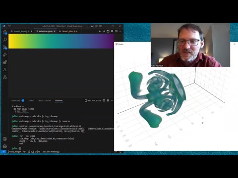 Live flow simulation tutorial with Waterlily.jl and Makie.jl